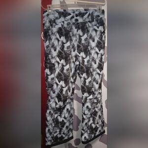 Descente Black and White Cargo Pants